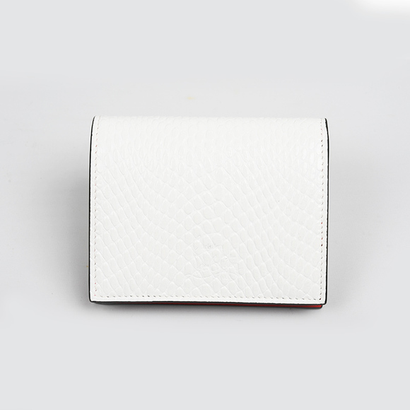 Christian Louboutin Bi-fold Wallet White Red - Picture 2 of 4